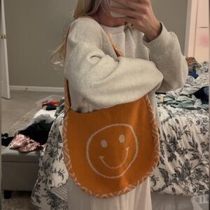 Poppy Knit Bag — Orange